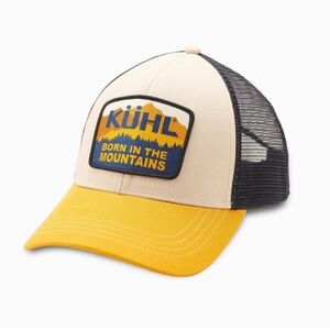 KÜHL Yellow and Navy RIDGE™ TRUCKER Hat